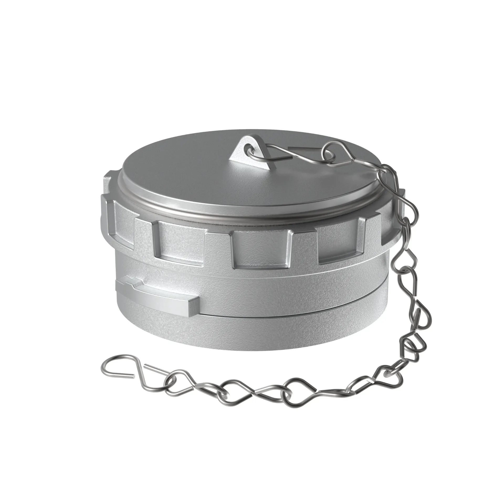 DSP blindkap DN100 met grendel + ketting