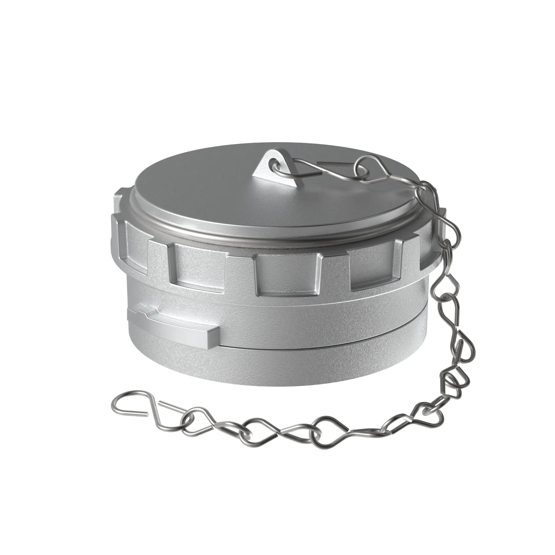 DSP blindkap DN65 met grendel + ketting