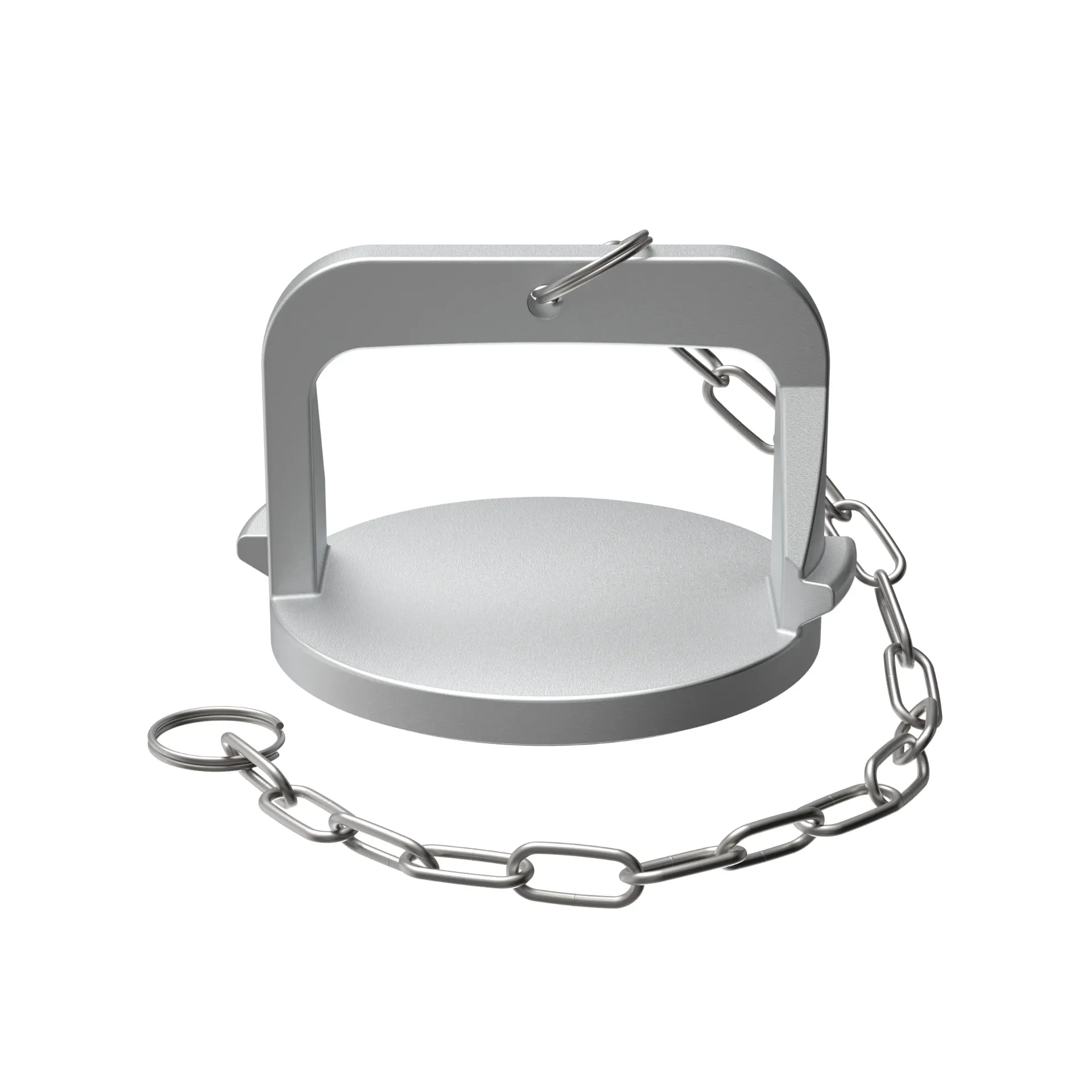 Guillemin blindkap DN100 alu zonder grendel + handvat