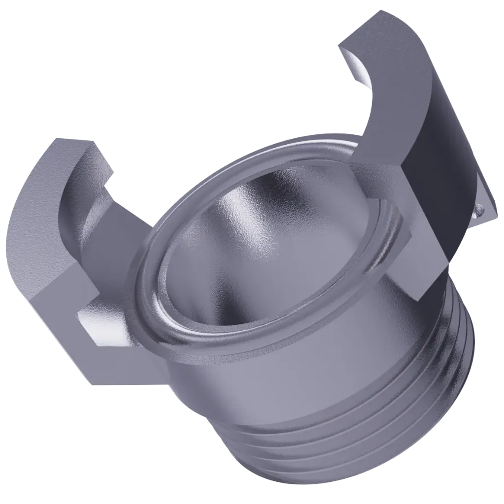 Guillemin DN65 x Man. 2"1/2 zonder grendel - alu