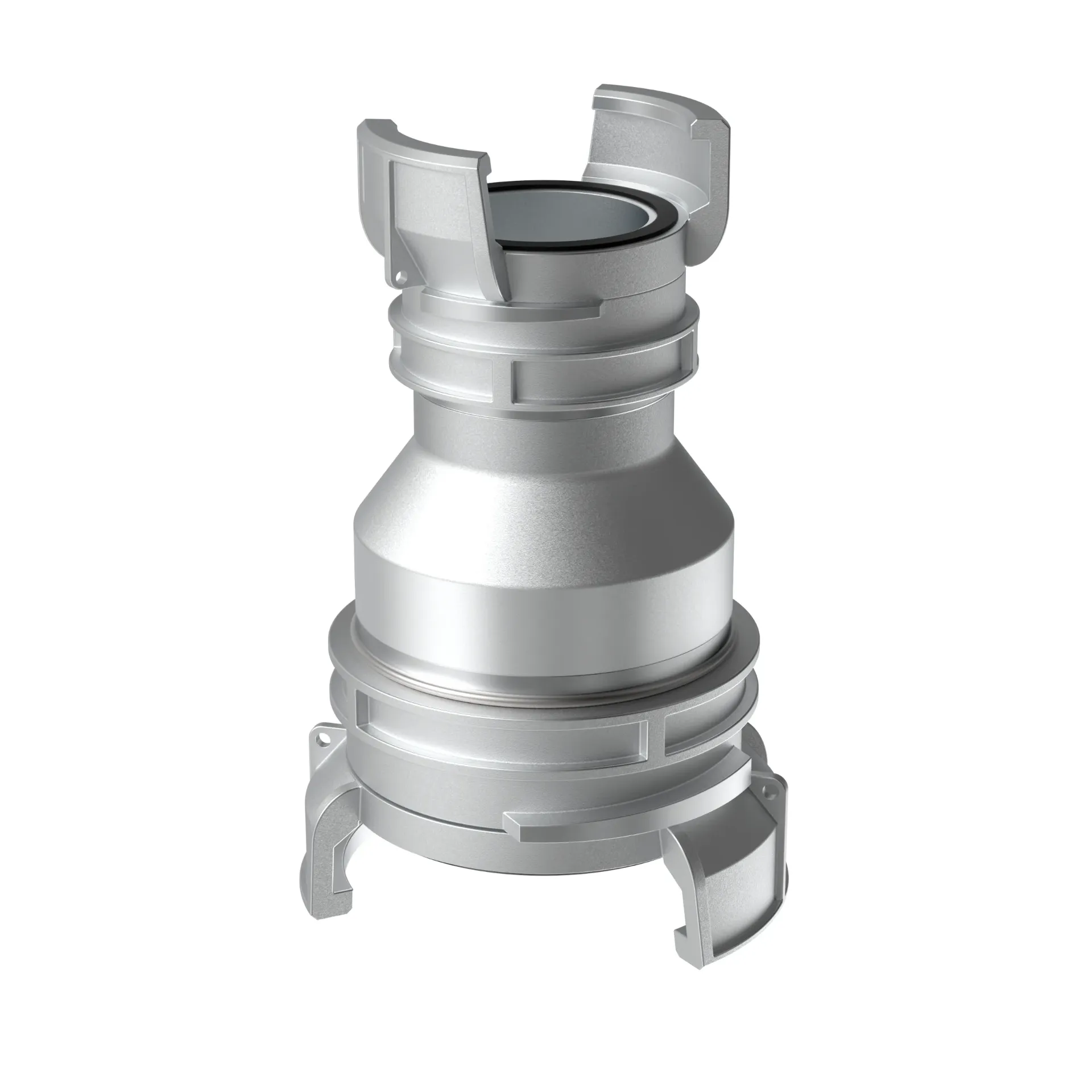 Guillemin reductie DN100 x DN40 met grendel