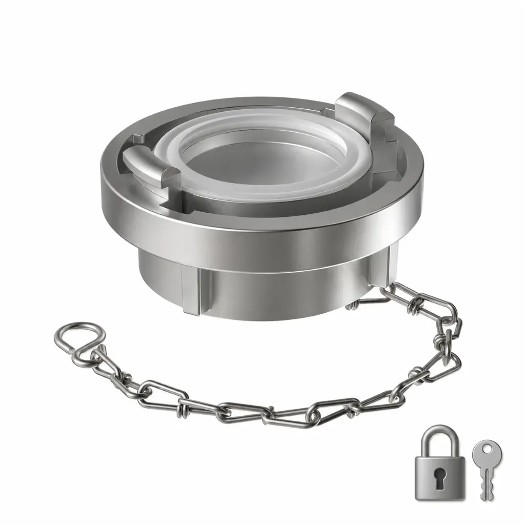 [SZS081S] Storz NA81 blindkap met slot en unieke sleutel + ketting